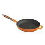 Ahşap Saplı Döküm Demir Kızartma Tavası