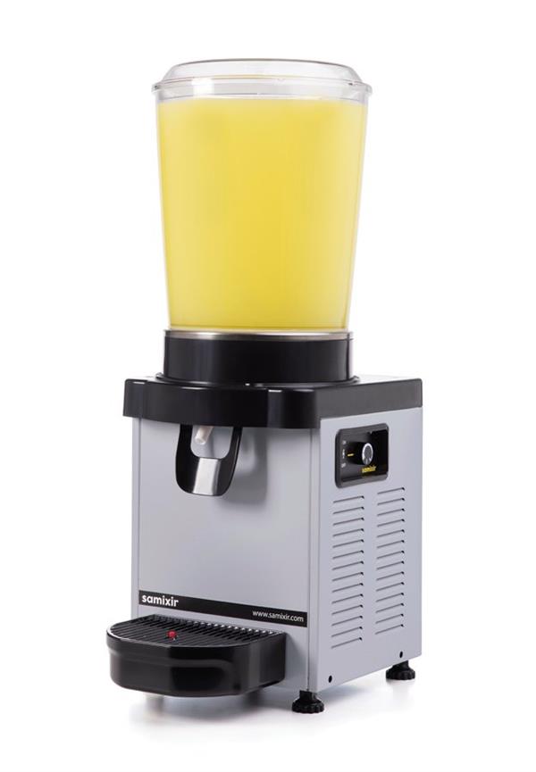 M10 Manuel Panoramik Karıştırıcılı Soğuk İçecek Dispenseri Inox 10 Litre M10.AI