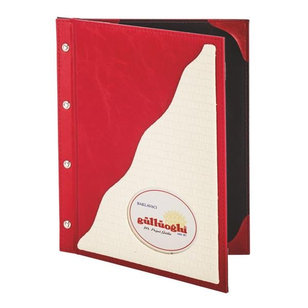 Üst Vadi Vidalı Metal Baskılı Menü