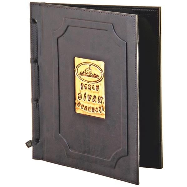 Bakır & Alüminyum Pencereli Bağcıklı Çerçeveli Menü