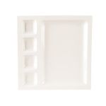 Porselen Alumilite Bölmeli Kahvaltı Taba