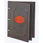 Deri Pencereli Vidalı Çerçeveli Menü