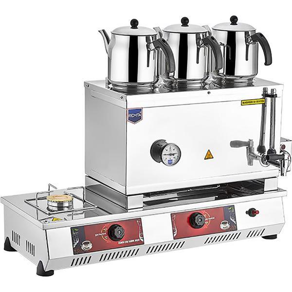 55 Model 3 Demlikli Gazlı (CE) + Elektrikli Çay Ocağı 33 lt N13(E)