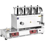 85 Model Dört Demlikli Gazlı (CE) Çay Ocağı 58 lt N14