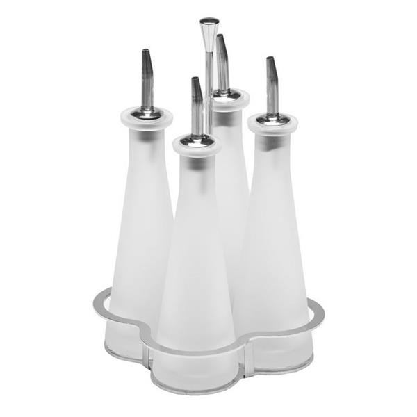 Zeytinyağ & Sirke Seti Buzlu Cam