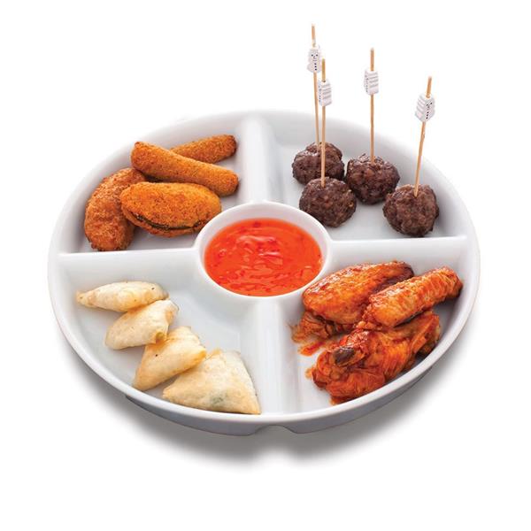 Porselen Bistro Bölmeli Servis