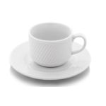 Porselen Panama Çay Fincanı ve Tabağı 180 cc