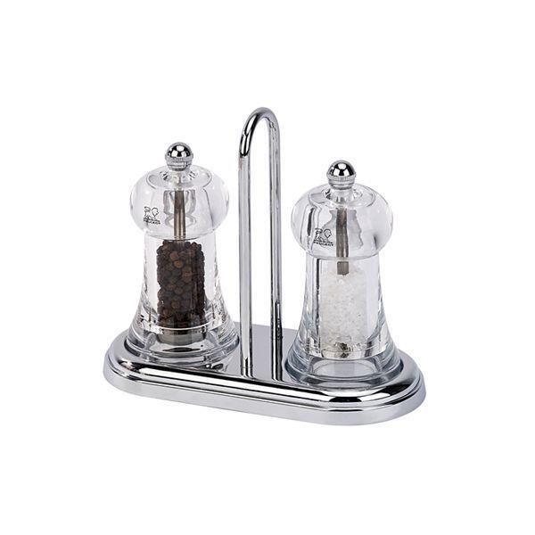 Brasserie Tuz ve Biber Değirmeni Seti Standlı