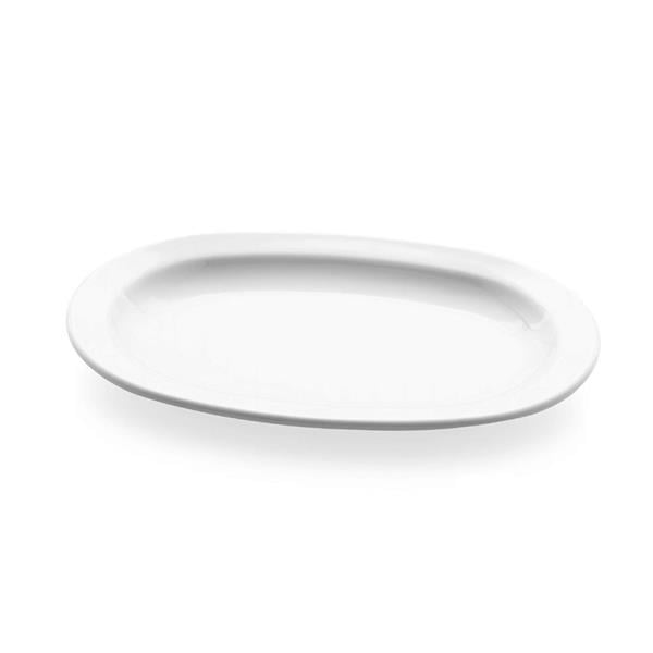 Porselen Açık Büfe Kayık Tabak 21 cm