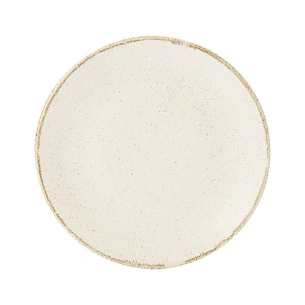 Porselen Seasons Bej Düz Tabak 18Cm   