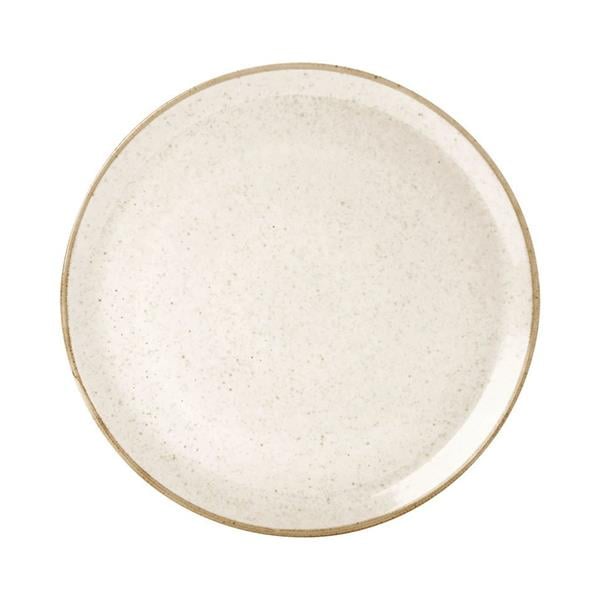 Porselen Seasons Bej Düz Tabak 20Cm   