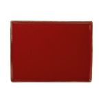 Porselen Seasons Kırmızı Kahvaltı Tabağı