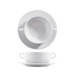 Porselen Rey Konsome Kase ve Tabağı