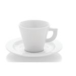 Porselen Roma Espresso/Cappuccino Fincanı ve Tabağı 70, 180 cc