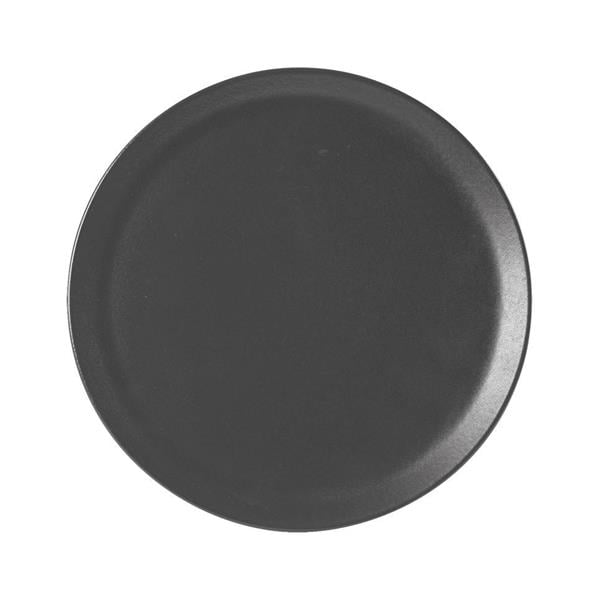 Porselen Seasons Siyah Düz Tabak 20Cm  