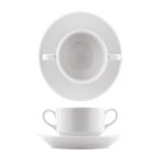 Porselen Risus Konsome Kase ve Tabağı