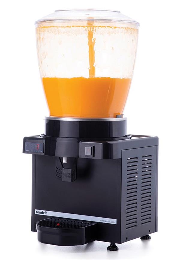 S22 Dijital Panoramik Fıskiyeli Soğuk İçecek Dispenseri Siyah 22 Litre S22.DB