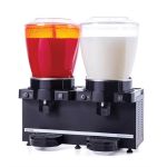 Panoramik Twin Manuel Fıskiyeli+Karıştırıcı Soğuk İçecek Dispenseri 22+22 Litre Siyah SM44.AB