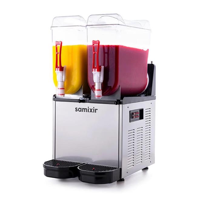 Slush Twin Meyve Suyu Dispenseri İki Bölmeli Inox SLUSH24.I