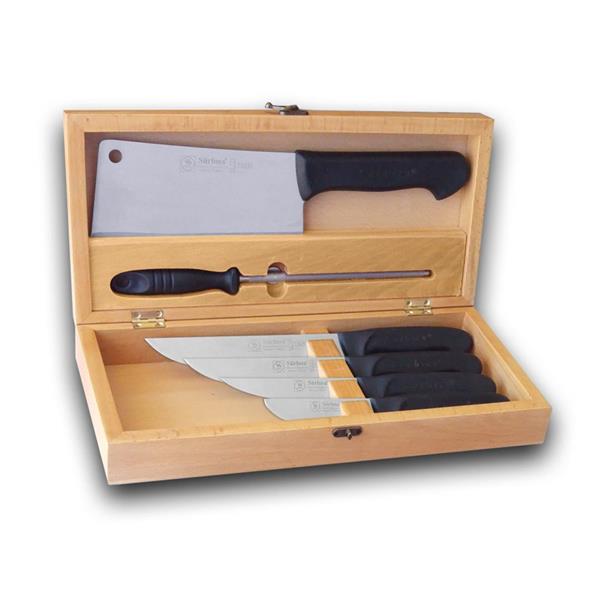 Naturel Ahşaplı Kasap Seti