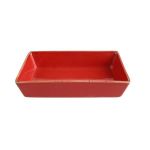 Porselen Seasons Kırmızı Kahvaltı Tabağı