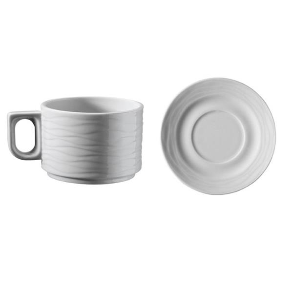 Porselen Sea Wave Çay Fincan Takımı