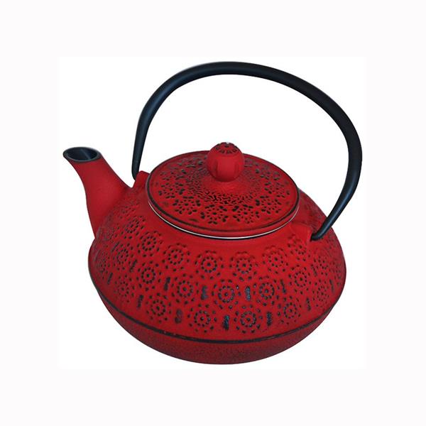 Kırmızı Döküm Çaydanlık