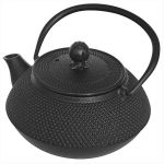 Linden Sümbül Döküm Demlik 750 ml Mat Siyah