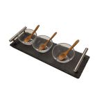 7 Parça Taş Servis Seti