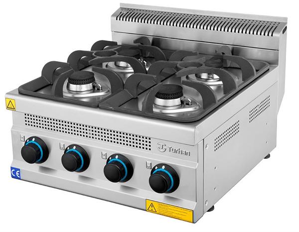 Myco'Ality Gazlı Ocak Dört Açık Ateş TC.6OCG600