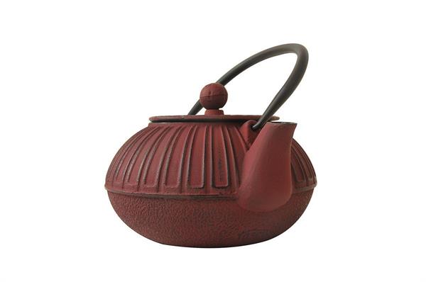 Bona 0,85 lt Kor Kırmızı Döküm Çaydanlık