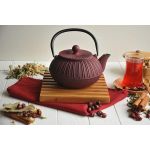 Bona 0,85 lt Kor Kırmızı Döküm Çaydanlık