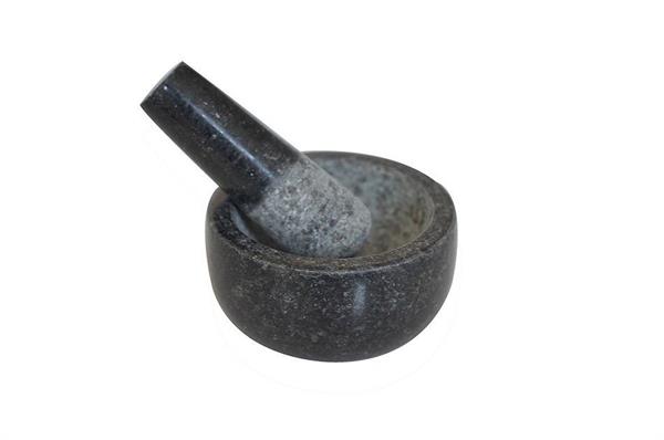 Mat Siyah Taş Havan