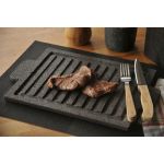 Kulplu Sıcak Servis Tabağı