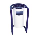 Kafes Tipi Bahçe Çöp Kovası