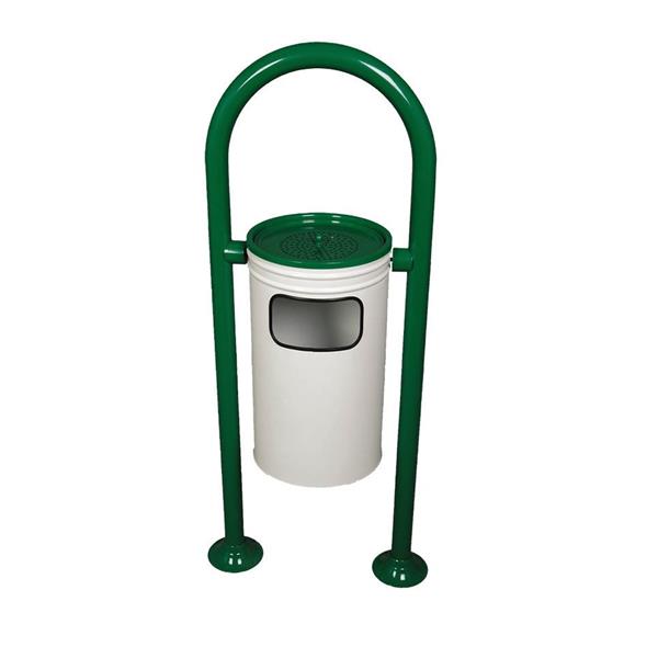 İki Ayaklı Bahçe Çöp Kovası
