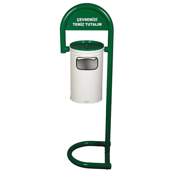 Baston Tipi Seyyar Bahçe Çöp Kovası