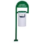 Baston Tipi Sabit Bahçe Çöp Kovası