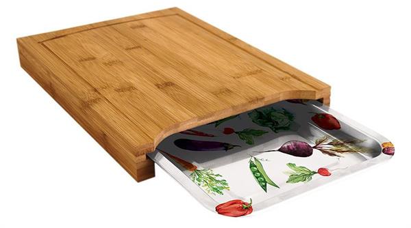 Ginata Çekmeceli Kesme Tahtası