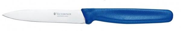 Mavi Saplı Sivri Uçlu Soyma Bıçağı 10 cm