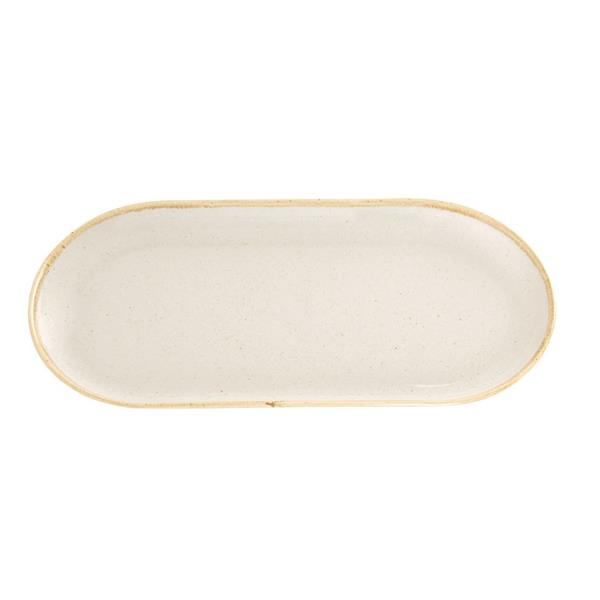 Porselen Seasons Bej Kayık Tabak 30Cm  