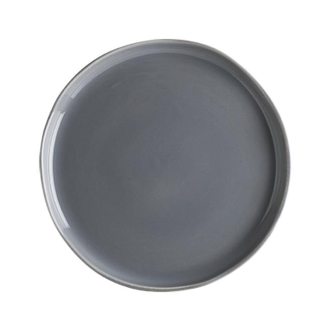 Bonna Gris Cras Düz Tabak 25 cm