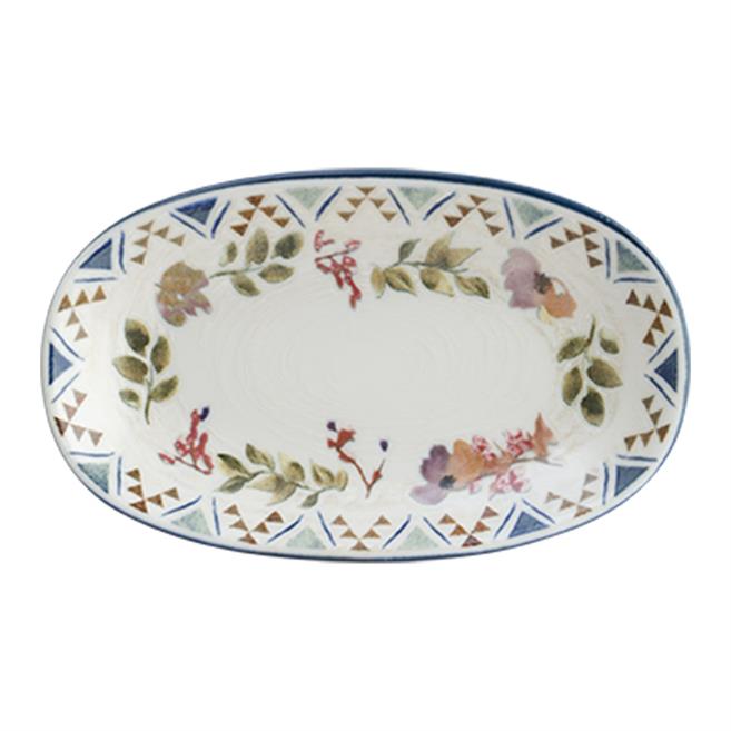 Bonna Spring Gourmet Oval Kayık Tabak 15 cm