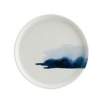 Bonna Mavi Dalga Hygge Düz Tabak 22 cm