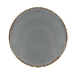Porselen Seasons Koyu Gri Düz Tabak 20Cm