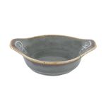 Porselen Seasons Koyu Gri Mini Tabak 8Cm