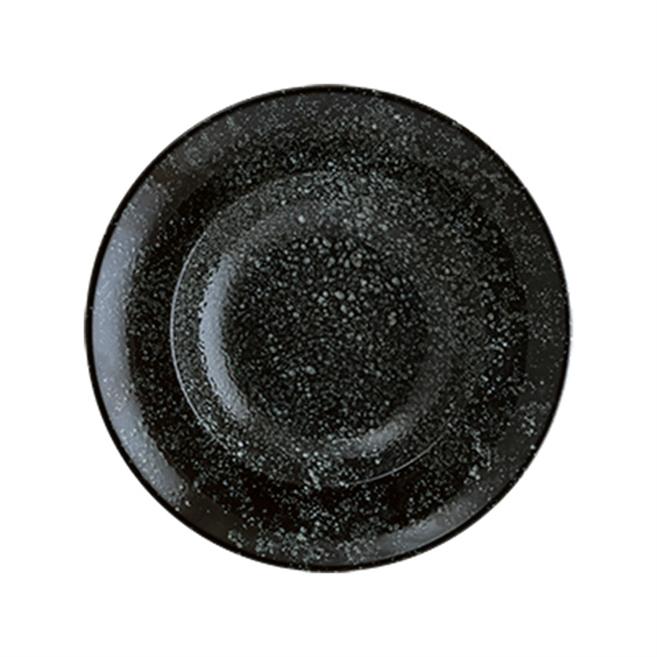 Bonna Cosmos Black Gourmet Çukur Tabak 24 cm