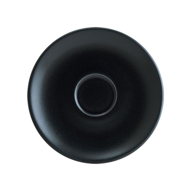 Bonna Notte Rita Siyah 02 Kahve Fincanı Tabağı 12 cm