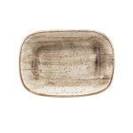 Bonna Aura Terrain Gourmet Dikdörtgen Kayık Tabak 17 cm