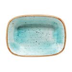 Bonna Aura Aqua Gourmet Dikdörtgen Kayık Tabak 14 cm